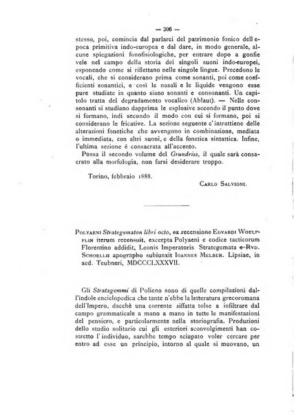 Rivista di filologia e d'istruzione classica