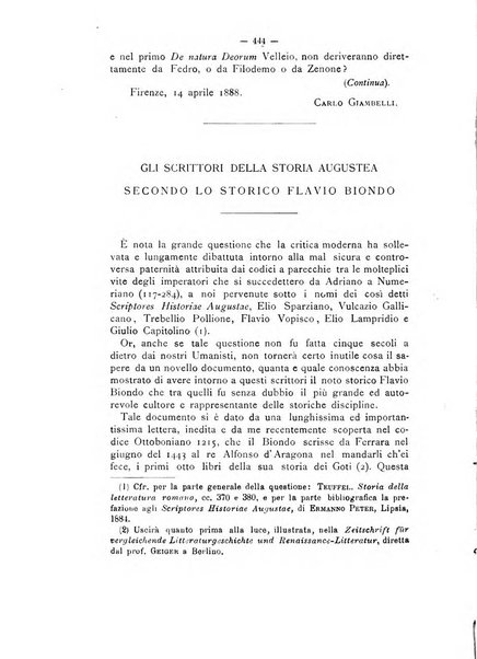 Rivista di filologia e d'istruzione classica