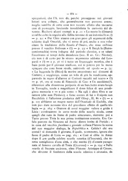 Rivista di filologia e d'istruzione classica