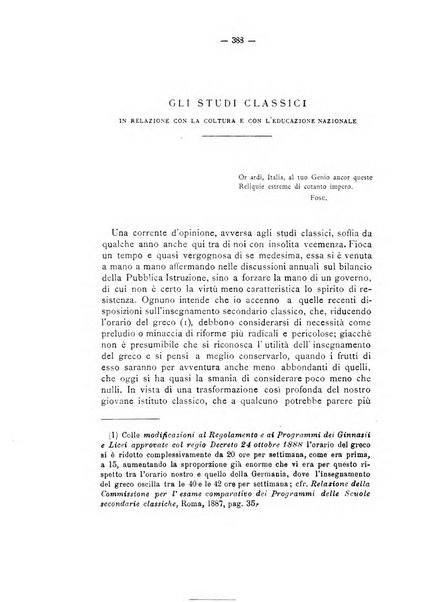 Rivista di filologia e d'istruzione classica