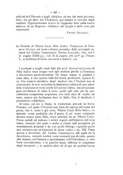 Rivista di filologia e d'istruzione classica