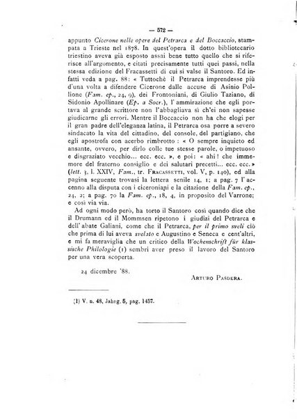 Rivista di filologia e d'istruzione classica