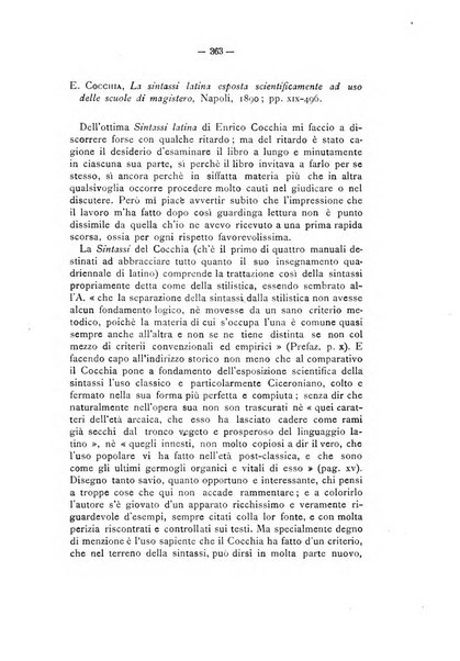 Rivista di filologia e d'istruzione classica