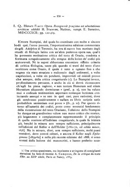 Rivista di filologia e d'istruzione classica