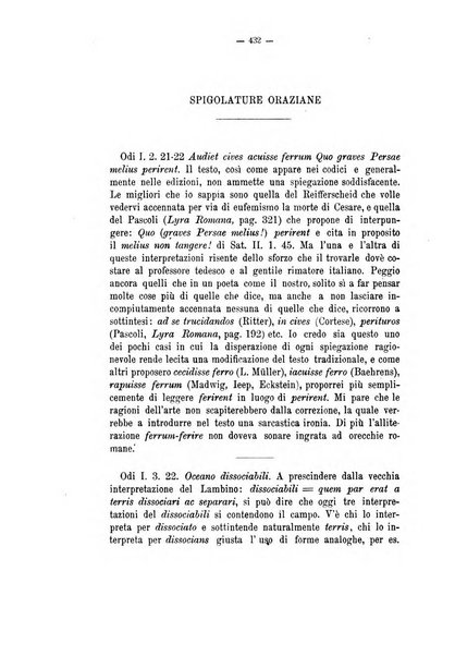 Rivista di filologia e d'istruzione classica