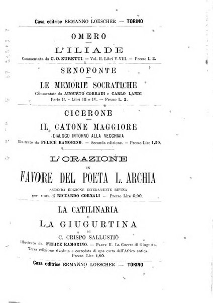 Rivista di filologia e d'istruzione classica