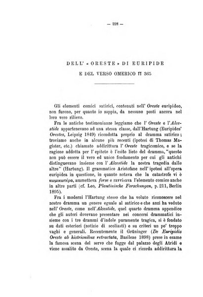 Rivista di filologia e d'istruzione classica