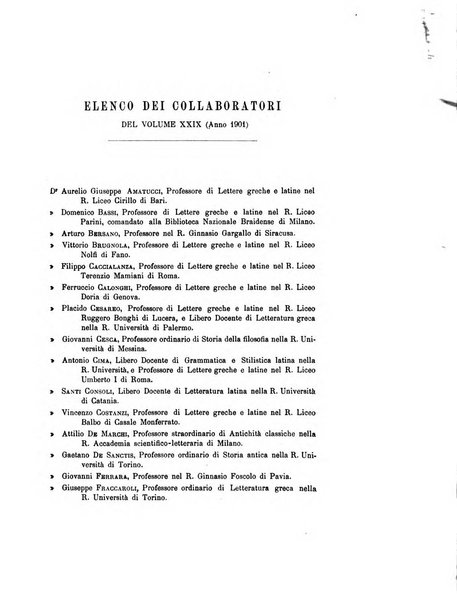 Rivista di filologia e d'istruzione classica