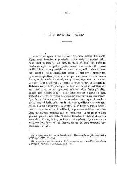 Rivista di filologia e d'istruzione classica