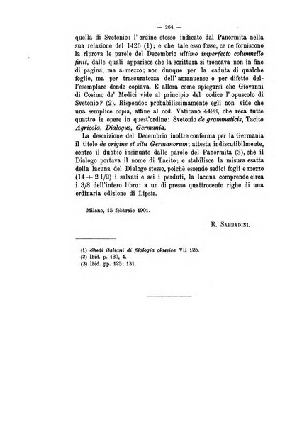 Rivista di filologia e d'istruzione classica