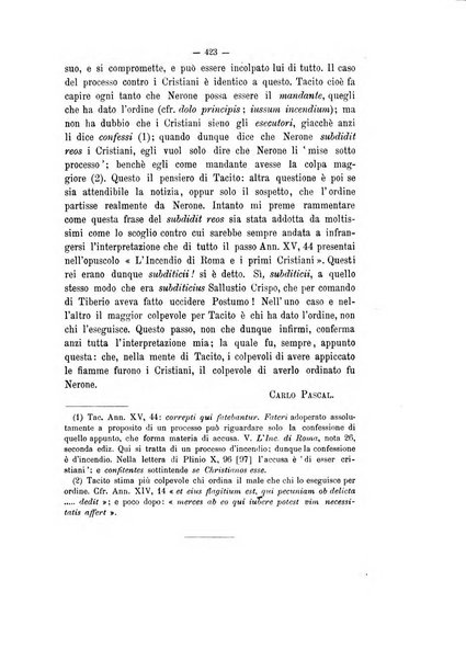 Rivista di filologia e d'istruzione classica