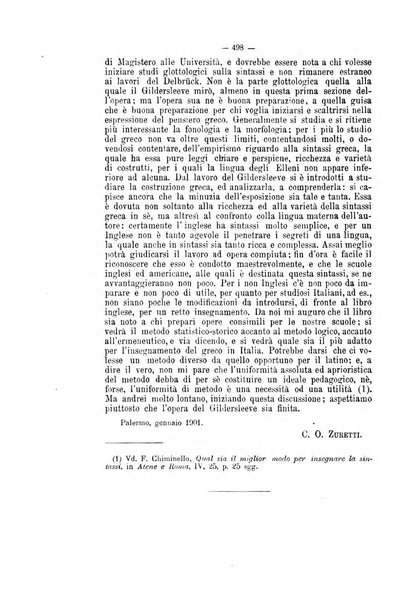 Rivista di filologia e d'istruzione classica