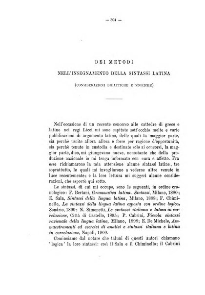 Rivista di filologia e d'istruzione classica