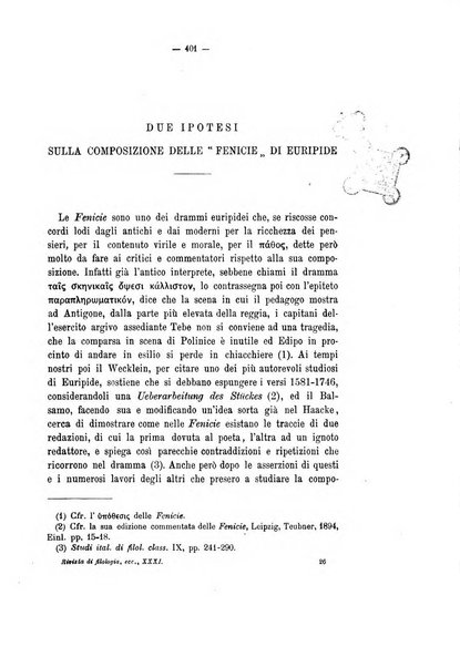 Rivista di filologia e d'istruzione classica