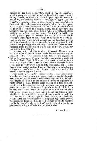 Rivista di filologia e d'istruzione classica