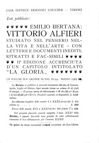 Rivista di filologia e d'istruzione classica