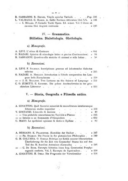 Rivista di filologia e d'istruzione classica