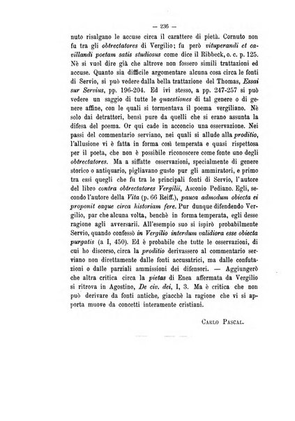 Rivista di filologia e d'istruzione classica