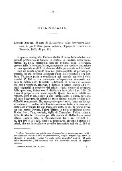 Rivista di filologia e d'istruzione classica