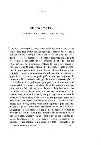 Rivista di filologia e d'istruzione classica