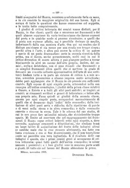 Rivista di filologia e d'istruzione classica