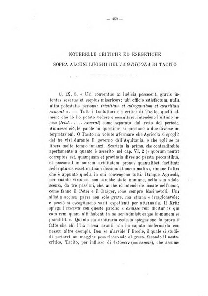 Rivista di filologia e d'istruzione classica