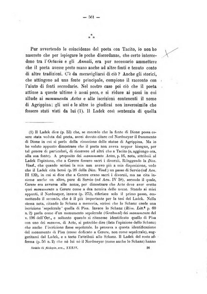 Rivista di filologia e d'istruzione classica