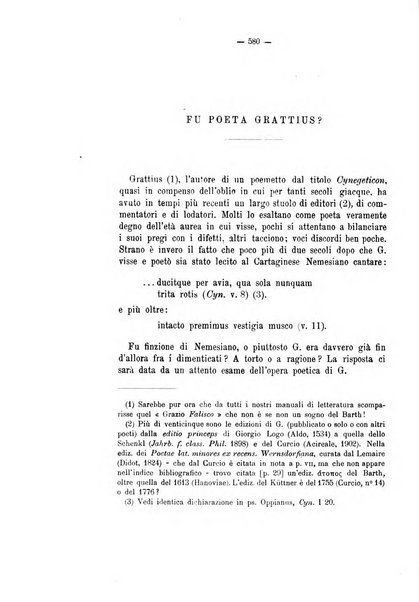 Rivista di filologia e d'istruzione classica