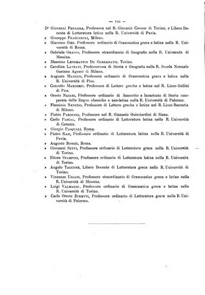 Rivista di filologia e d'istruzione classica