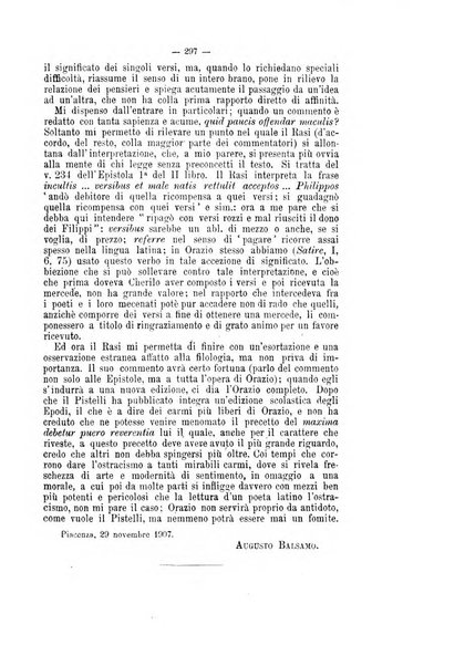 Rivista di filologia e d'istruzione classica