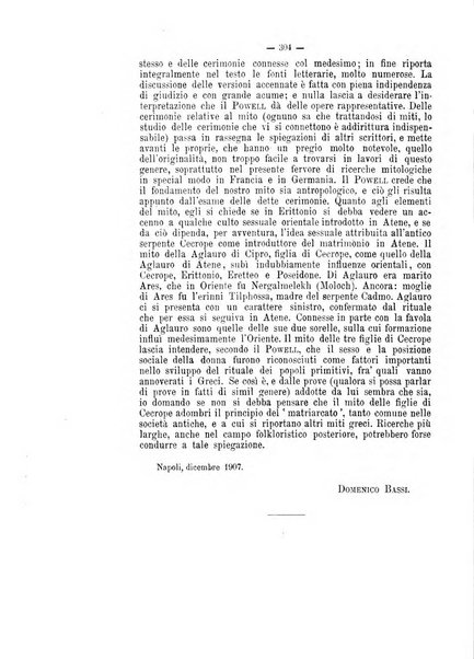 Rivista di filologia e d'istruzione classica