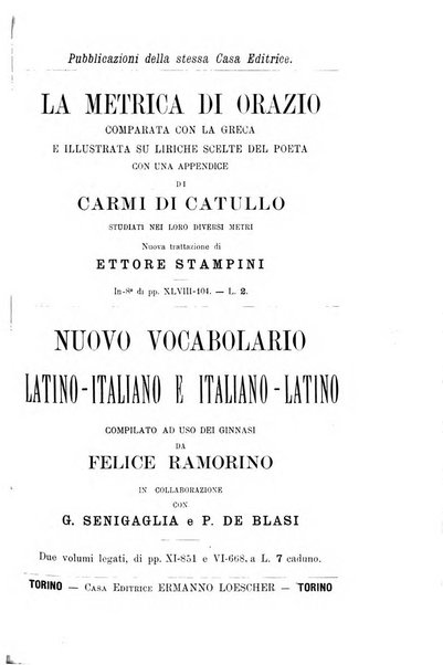 Rivista di filologia e d'istruzione classica