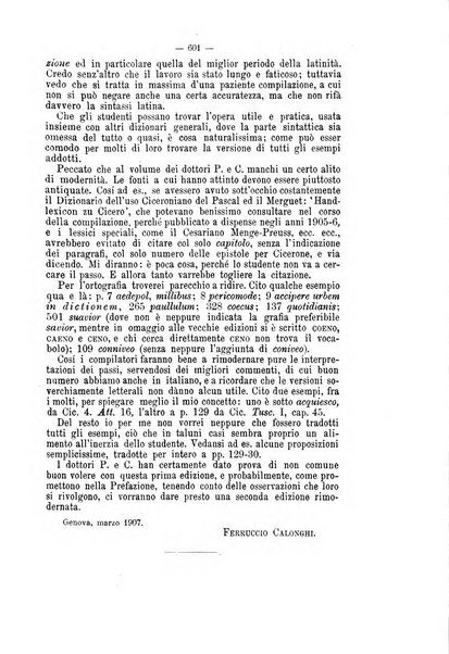 Rivista di filologia e d'istruzione classica