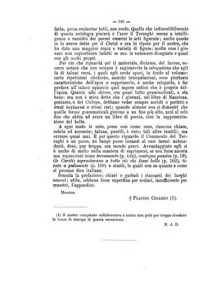 Rivista di filologia e d'istruzione classica