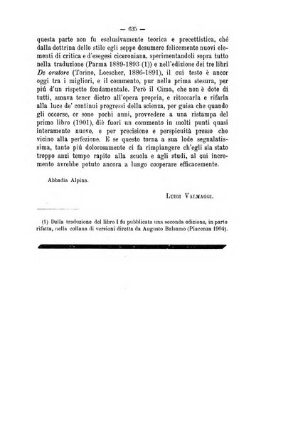 Rivista di filologia e d'istruzione classica