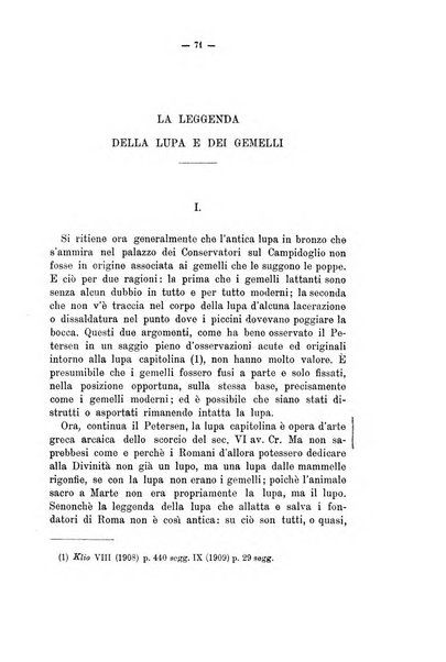 Rivista di filologia e d'istruzione classica