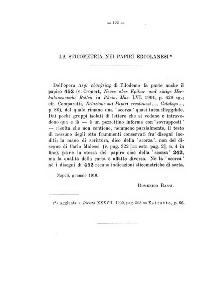 Rivista di filologia e d'istruzione classica