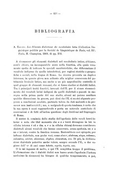 Rivista di filologia e d'istruzione classica