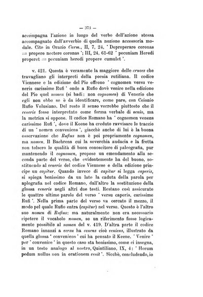 Rivista di filologia e d'istruzione classica