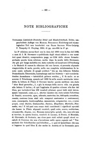 Rivista di filologia e d'istruzione classica