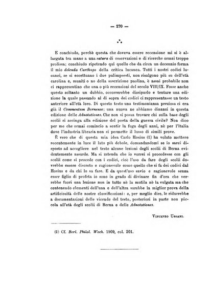 Rivista di filologia e d'istruzione classica