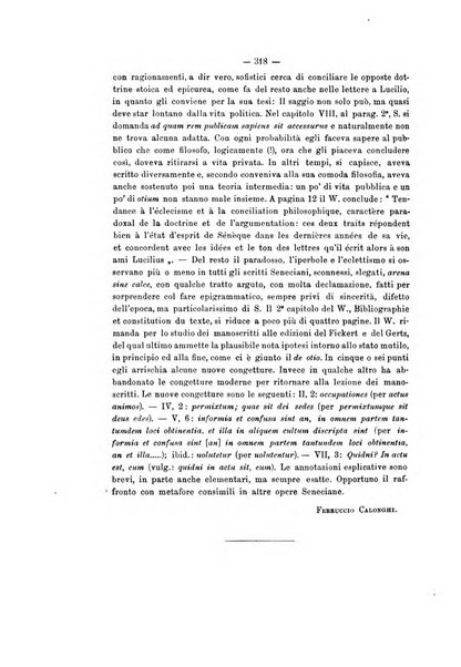 Rivista di filologia e d'istruzione classica