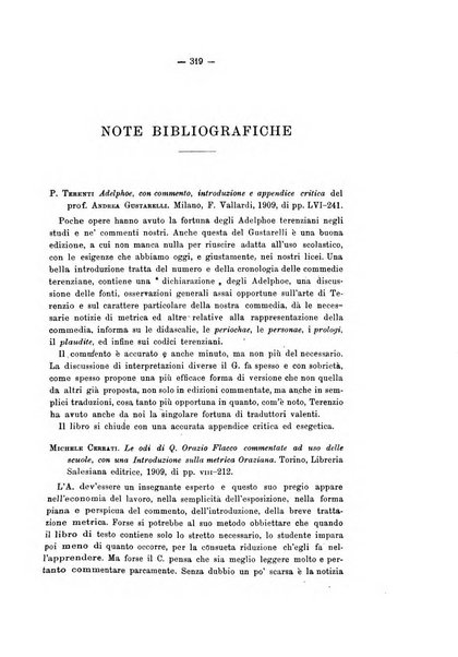 Rivista di filologia e d'istruzione classica