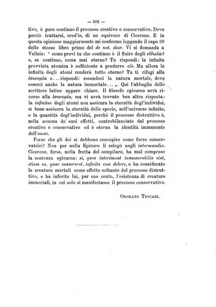 Rivista di filologia e d'istruzione classica