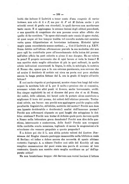 Rivista di filologia e d'istruzione classica