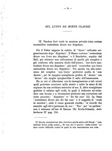 Rivista di filologia e d'istruzione classica