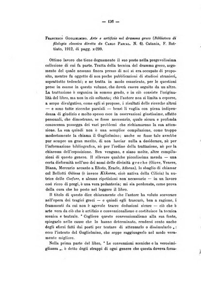 Rivista di filologia e d'istruzione classica