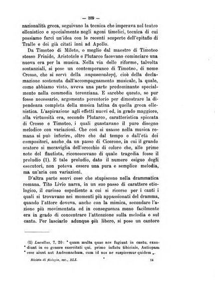 Rivista di filologia e d'istruzione classica