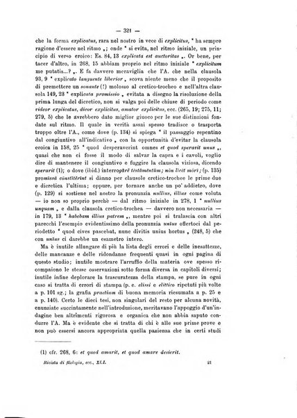 Rivista di filologia e d'istruzione classica