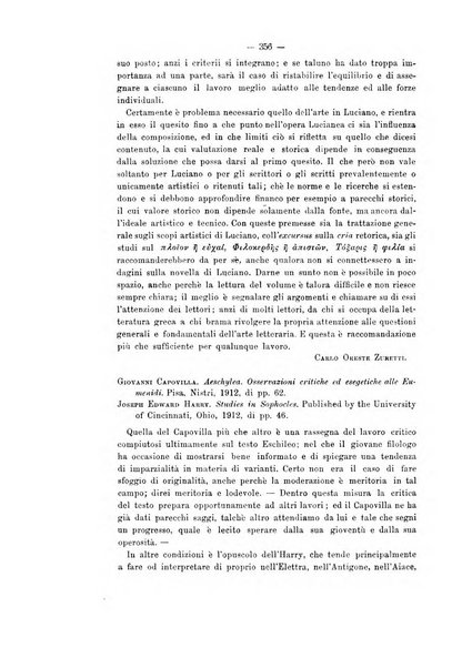 Rivista di filologia e d'istruzione classica